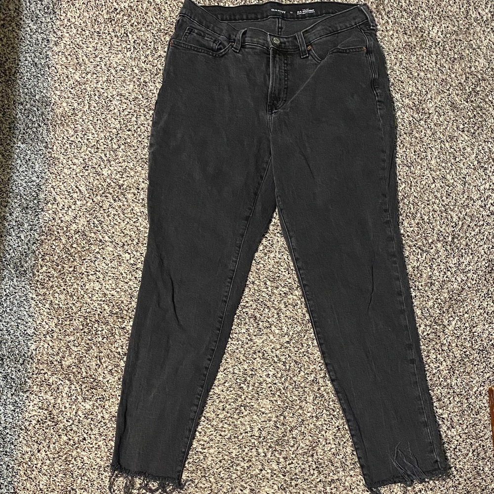 Women's Faded Black OG Straight Jeans